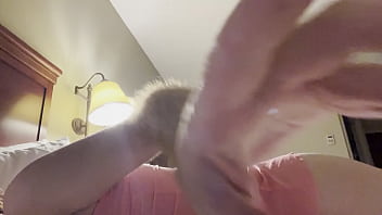 Cindicsissy. Eating My Own Cum Off A Dildo.