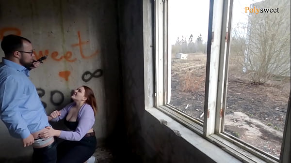 Painted Graffiti And Fucked Next To A Motorcyclist (russian, Cum On Tits)