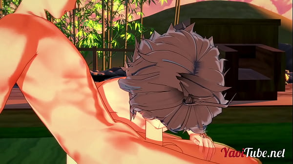 Fate Yaoi – Shirou _ Sieg Having Sex In A Onsen. Blowjob And Bareback Anal With Creampie And Cums In His Mouth 1/2