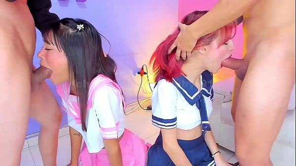 Beautiful Sailor Girls Give Him Cock – Savoring